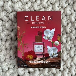 Clean reserve whipped cherry sample